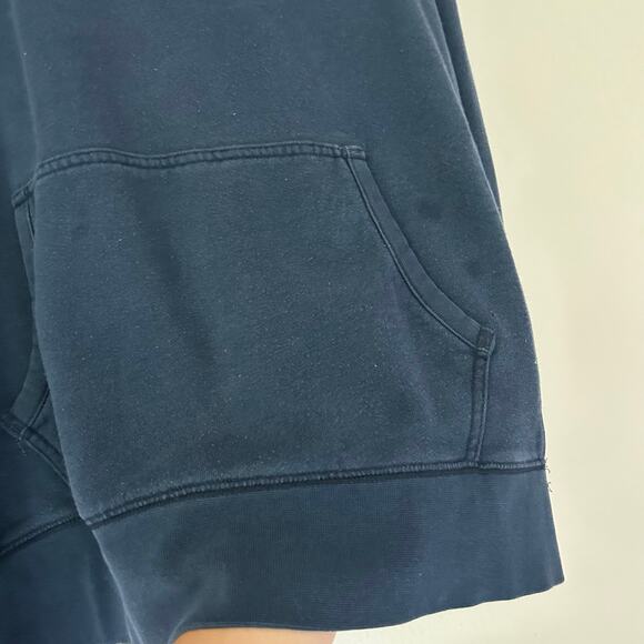 Vintage old navy thrashed distressed spell out hoodie Y2K oversized grunge M - Picture 7 of 12